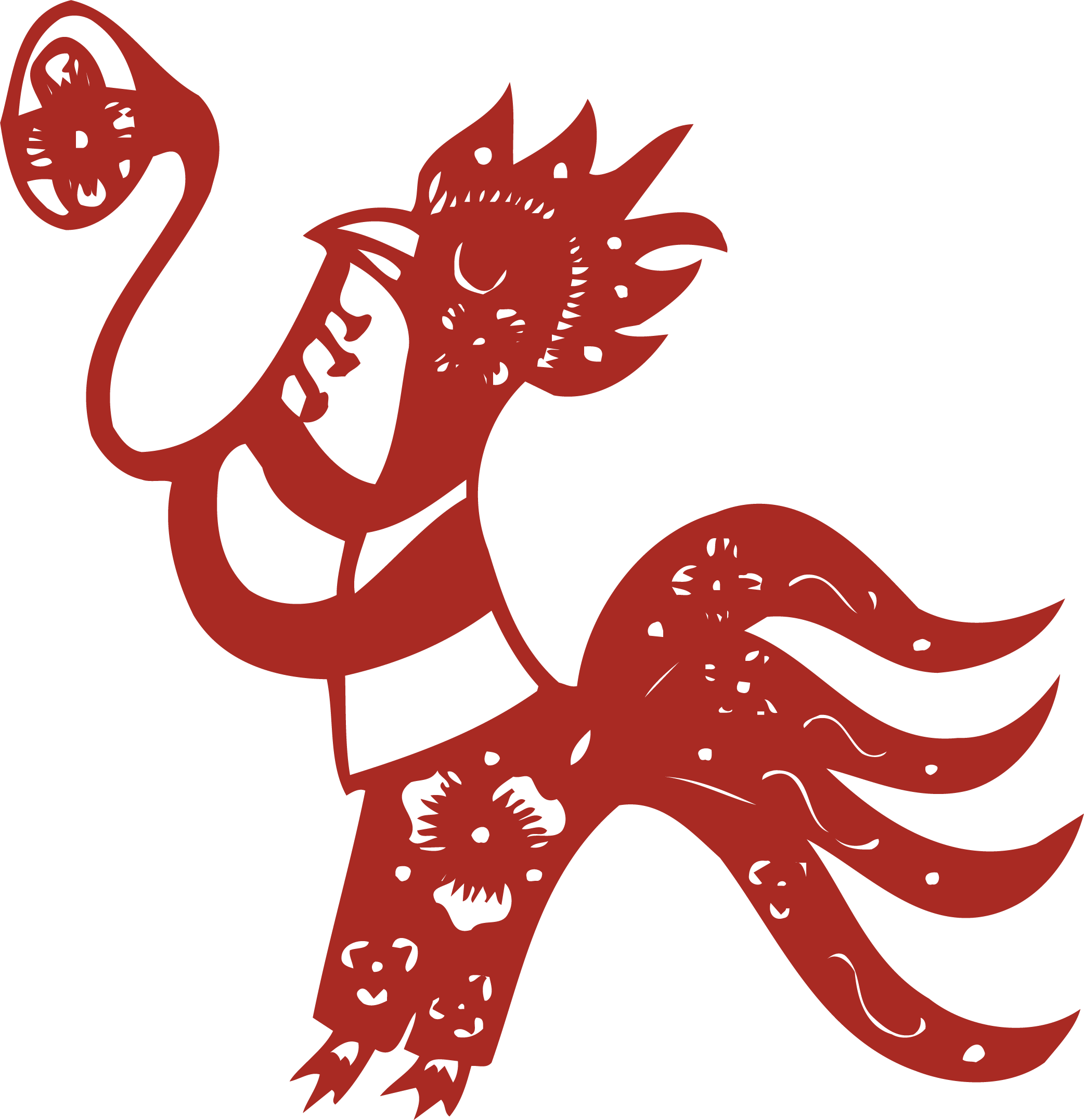 动物剪纸010