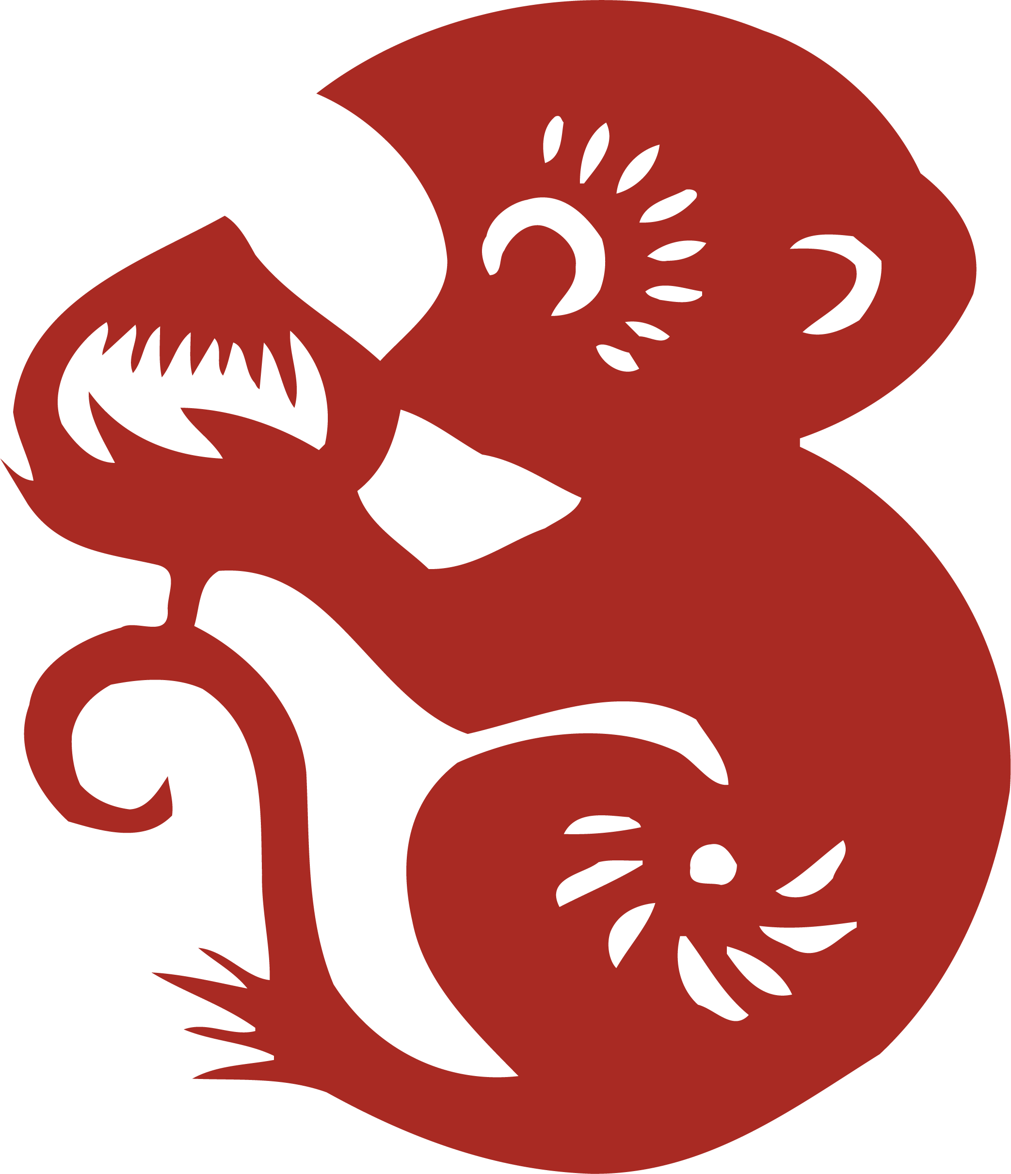 动物剪纸021